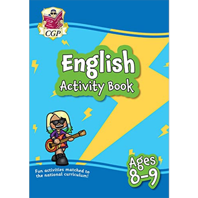 英国原版CGP教辅 New English Activity Book 8-9岁英语活动手册 适合家庭学习 英文原版 进口图书【中商原版】