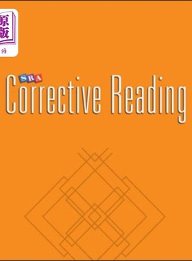 海外直订Corrective Reading Decoding Level A, Teacher Mat... 纠正阅读解码A级，教师材料