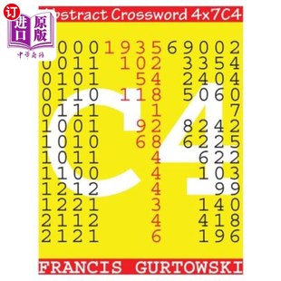 海外直订Abstract 摘要填字游戏4x7C4 Crossword 4x7C4
