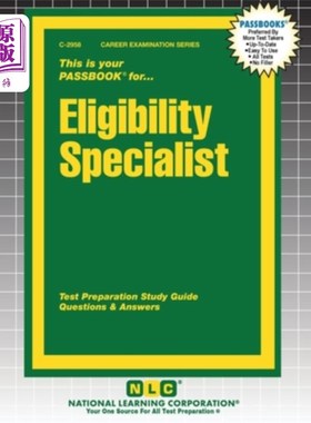 海外直订Eligibility Specialist 资格的专家