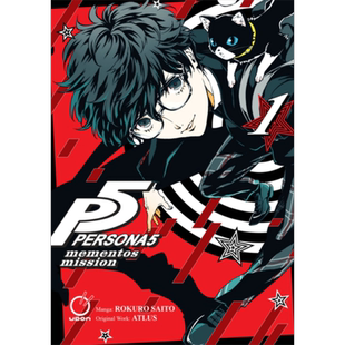 女神异闻录5 英文原版 Persona 5 Mementos Mission Volume 1 Saito Rokuro 纪念品任务 第1卷 绘本小说 漫画书【中商原版】