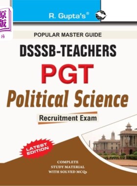 海外直订Dsssb: Teachers PGT Political Science Exam Guide Dsssb:教师PGT政治学考试指南