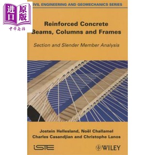 现货 Reinforced Concrete Beams, Columns And Frames【中商原版】