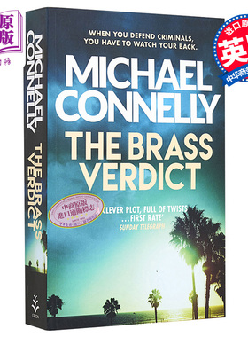 黄铜判决 豆瓣高分 英文原版 The Brass Verdict Michael Connelly【中商原版】