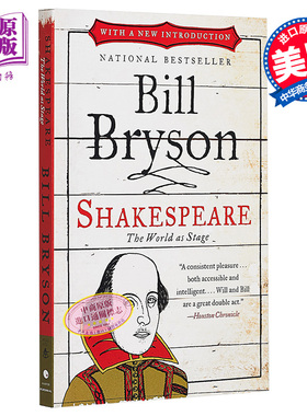 莎士比亚简史 比尔 布莱森 Shakespeare The World as Stage 英文原版 Bill Bryson 万物简史 作者 人物传记【中商原版】