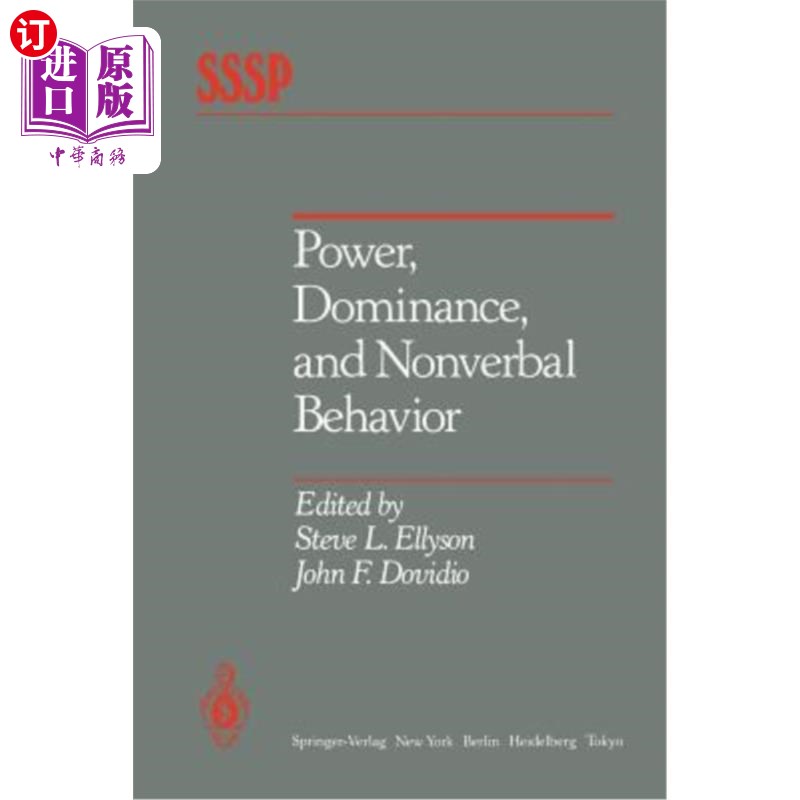 海外直订Power, Dominance, and Nonverbal Behavior 权力、支配和非语言行为