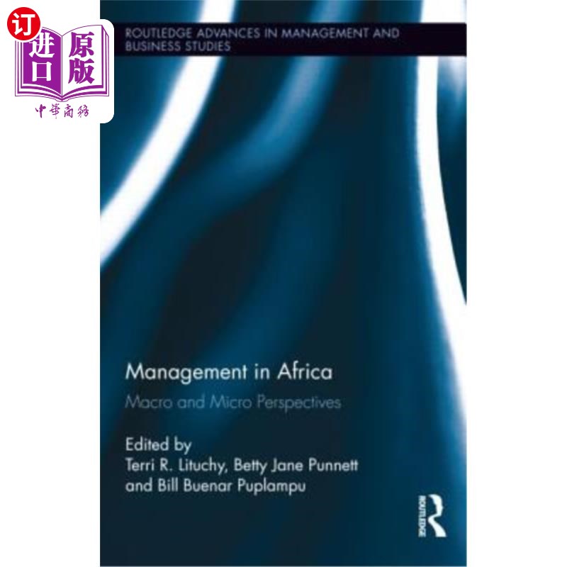 海外直订Management in Africa: Macro and Micro Perspectives 非洲的管理:宏观和微观视角