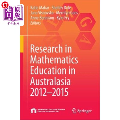 海外直订Research in Mathematics Education in Australasia 2012-2015 2012-2015年澳大利亚数学教育研究