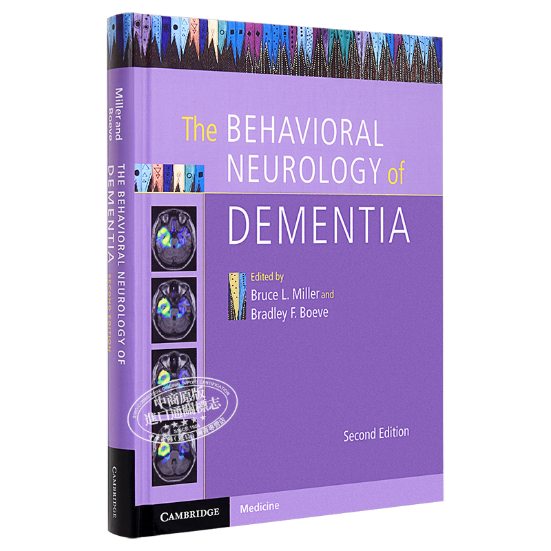 Behavioral Neurology of Dementia 英文原版 痴呆症行为神经学 2017年英国医学协会神经病学图书奖 Bruce L Miller【中商原?