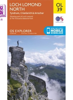 海外直订Loch Lomond North, Tyndrum, Crianlarich & Arroch... Loch Lomond North、Tyndrum、Crianlarich 和