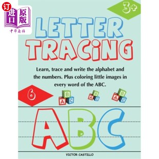 write Tracing Learn 海外直订Letter the 字母追踪和数字ABC： Numbers Num and 学习 ABC Alphabet Trace
