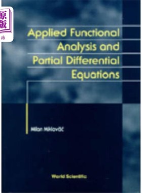 海外直订Applied Functional Analysis And Partial Differen... 应用泛函分析与偏微分方程