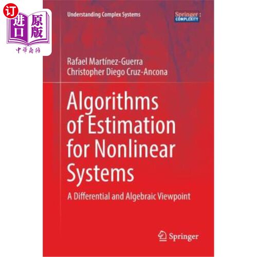 海外直订Algorithms of Estimation for Nonlinear Systems: A Differential and Algebraic Vie 非线性系统的估计算法:微分