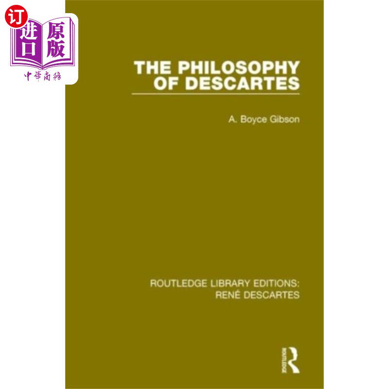 海外直订Philosophy of Descartes 笛卡尔的哲学