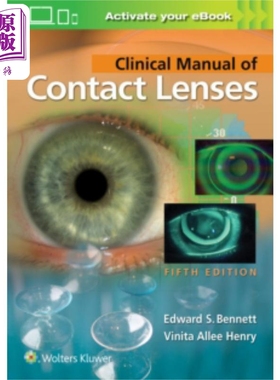 现货 隐形眼镜临床手册 第5版 英文原版 Clinical Manual of Contact Lenses Vinita Allee Henry【中商原版】