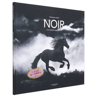 现货 黑色 夜晚历史 Noir 法文原版 Stephane Kiehl 绘本与绘本小说 儿童绘本 动物绘本【中商原版】