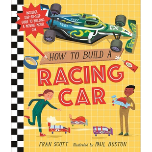 How to Build a Racing Car 如何制作赛车 英文原版 进口图书 儿童科普绘本 百科知识图书 儿童科学实验读物 精装【中商原版?