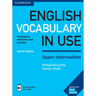 英文原版 english vocabulary in use Upper Intermediate 剑桥中级英语词汇 英式英语 配答案和电子书第4版中级【中商原版】