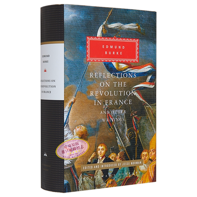 预售 法国革命论 Everymans Library Reflections on the Revolution in France Other Writings 英文原版 Edmund Burke【中商原版