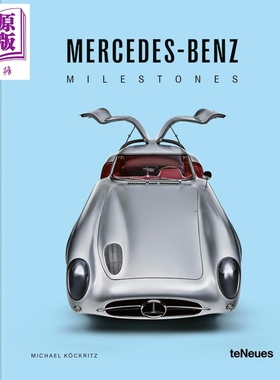 梅赛德斯 奔驰里程碑 咖啡桌书 Mercedes Benz Milestones 英文原版 Michael Kockritz 汽车历史科普 赛车【中商原版】