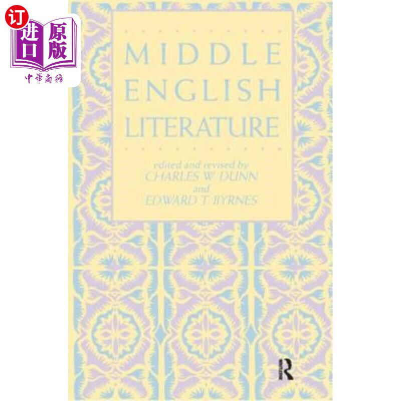 海外直订Middle English Literature 中世纪英国文学