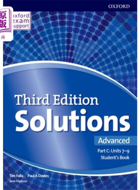 海外直订Solutions: Advanced: Student's Book C Units 7-9 高级:学生用书C单元7-9