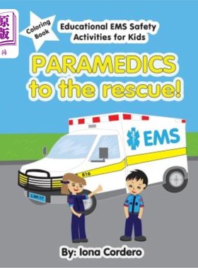 海外直订Paramedics to the Rescue Activity Coloring Book 医护人员到救援活动彩绘本
