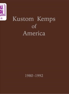 海外直订Kustom Kemps of America: 1980-1992 美国的Kustom Kemps: 1980-1992