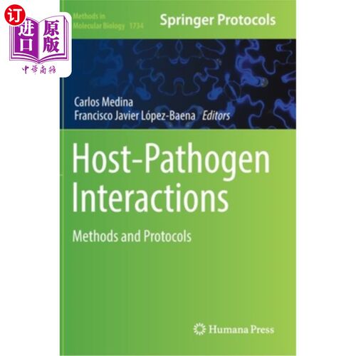 海外直订Host-Pathogen Interactions: Methods and Protocols 宿主-病原体相互作用：方法和协议