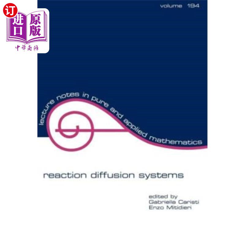 海外直订Reaction Diffusion Systems