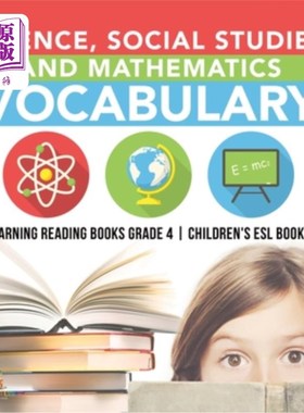 海外直订Science, Social Studies and Mathematics Vocabulary Learning Reading Books Grade  科学，社会研究和数学词汇学
