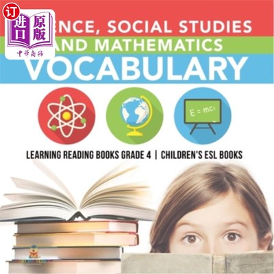 海外直订Science, Social Studies and Mathematics Vocabulary Learning Reading Books Grade  科学，社会研究和数学词汇学