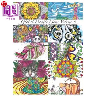 Volume Ultimate Global Gems 全球涂鸦宝石 海外直订 Collection Doodle Book...an Coloring The 第6卷： Epic
