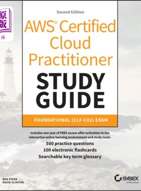 海外直订AWS Certified Cloud Practitioner Study Guide Wit... AWS认证云从业者学习指南与500个实践测试问题
