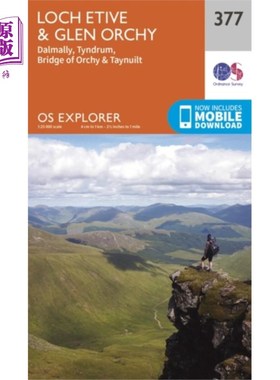 海外直订Loch Etive and Glen Orchy 艾迪湖和格兰奥奇