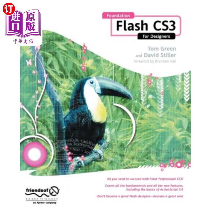 海外直订Foundation Flash CS3 for Designers 设计师Flash基金会CS3