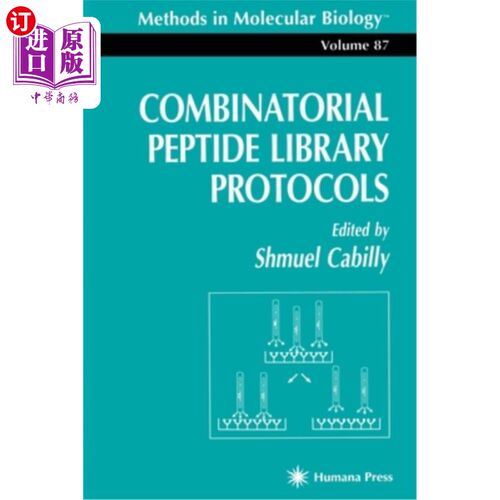 海外直订医药图书Combinatorial Peptide Library Protocols 组合肽库协议