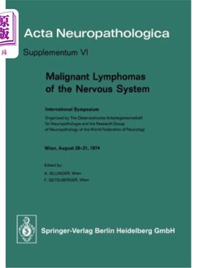 海外直订医药图书Malignant Lymphomas of the Nervous System: International Symposium 神经系统恶性淋巴瘤：国际研讨会