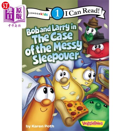 海外直订Bob and Larry in the Case of the Messy Sleepover 鲍勃和拉里乱糟糟的过夜事件