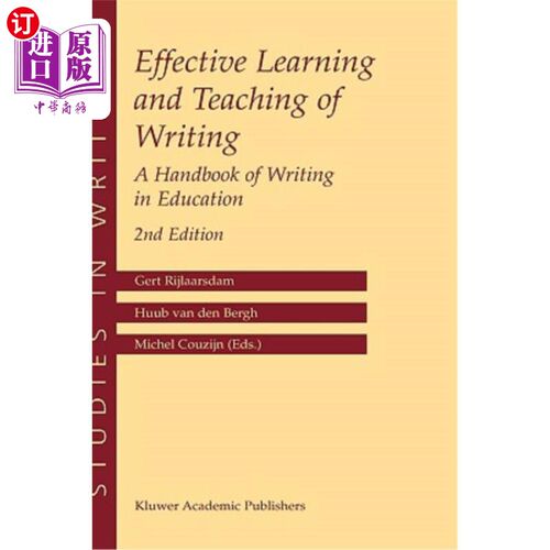 海外直订Effective Learning and Teaching of Writing: A Handbook of Writing in Education 有效的写作学习与教学：教育写