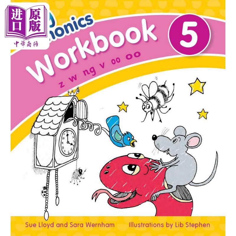 现货 Jolly Phonics Workbook 5 NEW EDITION快乐自然拼读练习册5新版英文原版进口图书教材教辅参考书【中商原版】