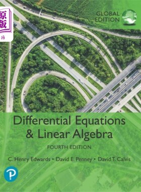 海外直订Differential Equations and Linear Algebra, Globa... 微分方程和线性代数，全球版