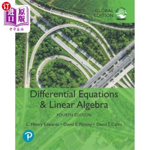 海外直订Differential Equations and Linear Algebra, Globa... 微分方程和线性代数，全球版