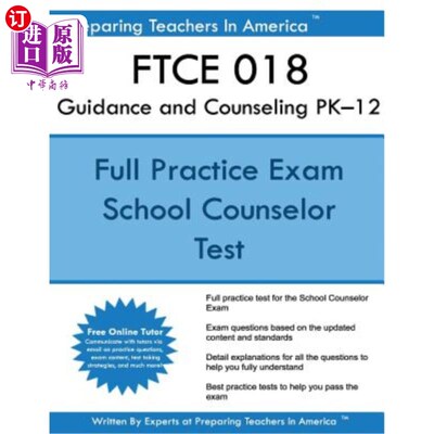 海外直订FTCE 018 Guidance and Counseling PK?12 FTCE 018指导和咨询PK？德意志北方银行