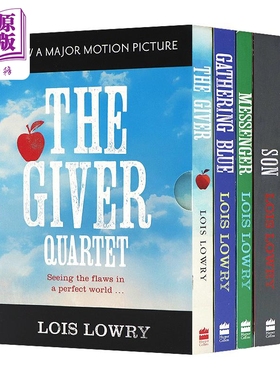 记忆传授人四部曲盒装 The Giver Boxed Set 英文原版 纽伯瑞金奖 儿童文学小说 Lois Lowry 青少年课外阅读书籍【中商原版】