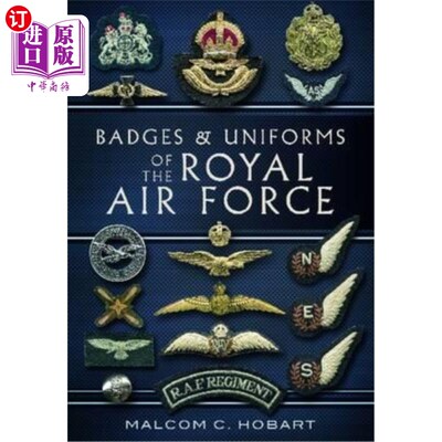 海外直订Badges and Uniforms of the RAF 英国皇家空军徽章和制服