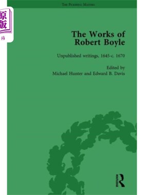 海外直订Works of Robert Boyle, Part II Vol 6 罗伯特·波义耳作品，第二卷6
