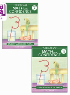 海外直订Third Grade Math with Confidence Student Workbook Bundle 三年级数学与信心学生练习册