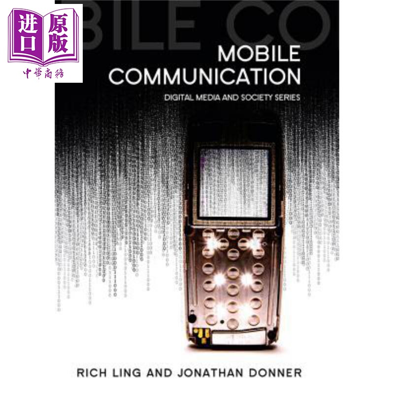 现货 移动电话和移动通信 精装本 Mobile Communication Rich Ling 英文原版【中商原版】wiley