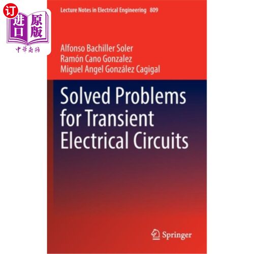 海外直订Solved Problems for Transient Electrical Circuits 解决了瞬态电路问题